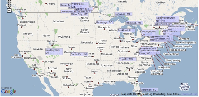Map Us Airports Click to enlarge