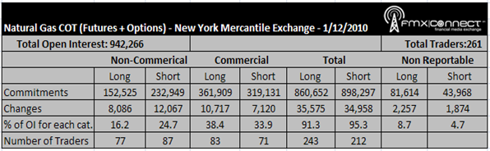 NYMEX Henry Hub Natural Gas COT Report