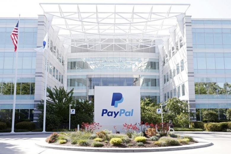 paypal stock price today