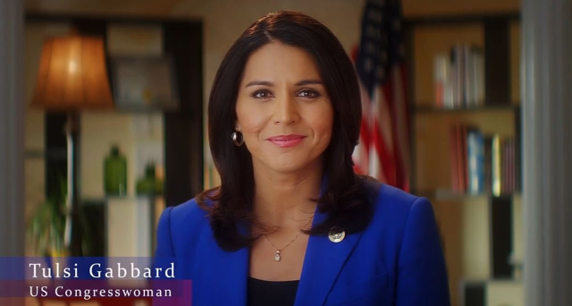Photo of Rep. Tulsi Gabbard via Bing.