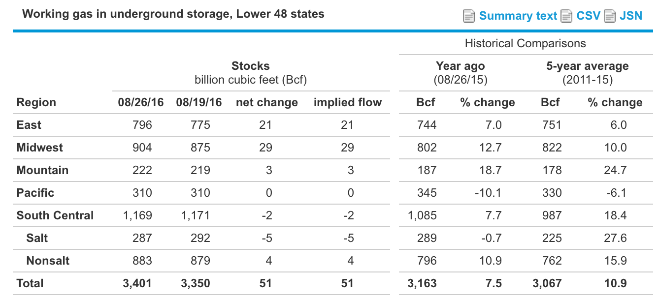 natural gas research report