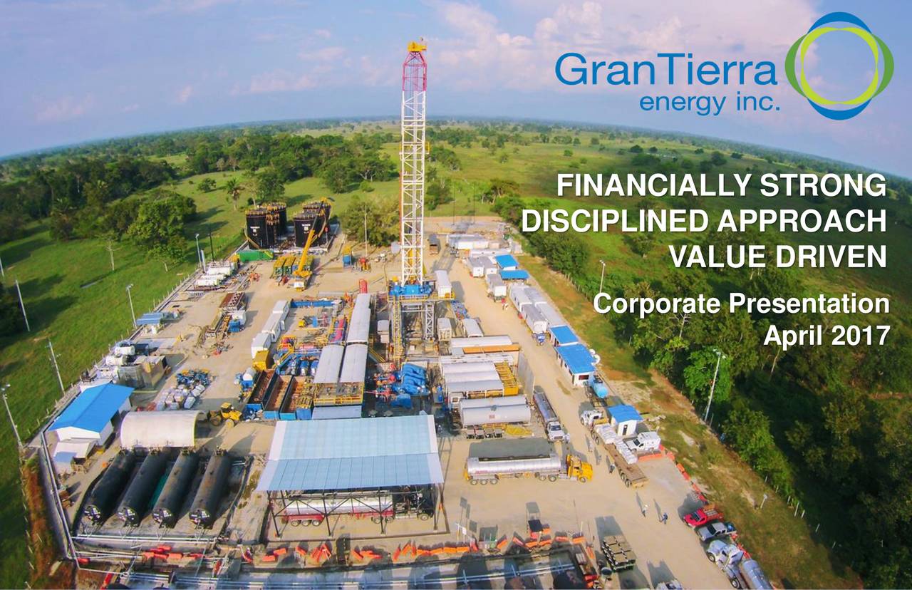 Gran Tierra Energy (GTE) Presents At CAPP Scotiabank Investment